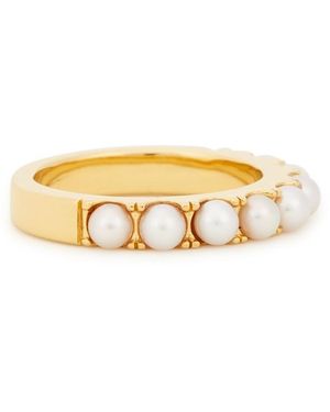 Otiumberg Embellished Vermeil Eternity Ring - Metallic