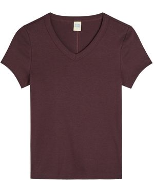 Flore Flore Jill Cotton T-Shirt - Purple