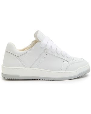 NUMERIS Arena Milk Leather Trainers - White