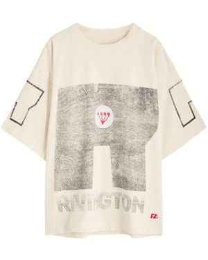 RIVINGTON roi Rebis Nature Of Printed Cotton T-Shirt - White