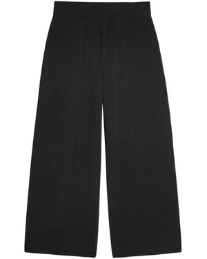JOSEPH Stretch-Knit Culottes - Black