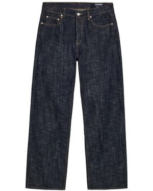 Jacquemus Le De-Nimes Droit Wide-Leg Jeans - Blue