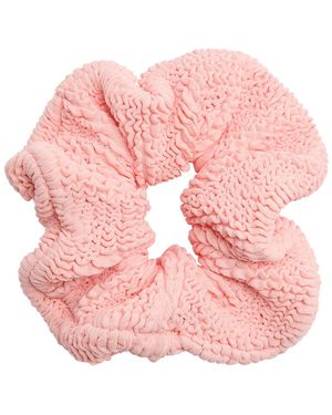 Hunza G Seersucker Scrunchie - Pink