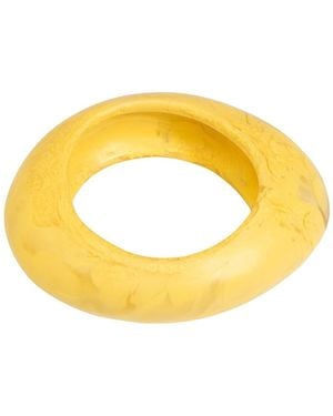 Dinosaur Designs Medium Rock Bangle - Orange