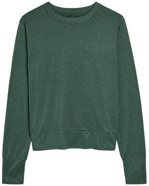 Vuori Daydream Crew-Neck Stretch-Jersey Top - Green