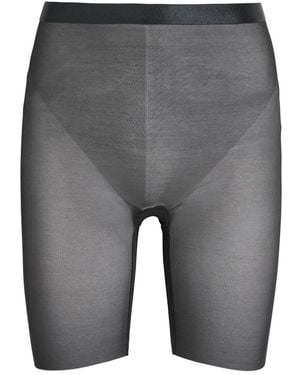 Spanx Sheersense Sculpting Mesh Shorts - Gray