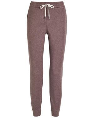 Vuori Performance Slubbed Jersey Sweatpants - Purple