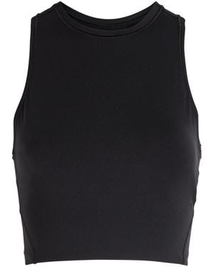 On Shoes Studio Cropped Stretch-Jersey Top - Black