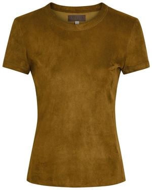 Stouls 05 Suede T-Shirt - Green