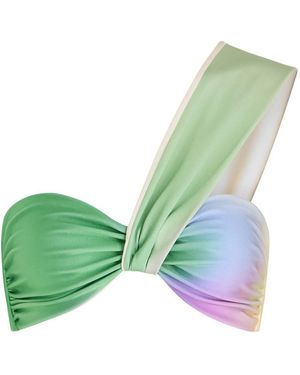 Baobab Maple Knotted Bikini Top - Green