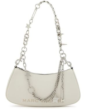 Marc Jacobs The Shoulder Leather Shoulder Bag - White