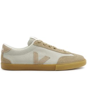 Veja Volley Suede Trainers - Natural