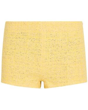 LIBEROWE Madeline Tweed Shorts - Yellow