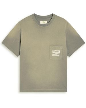 CHERRY LA Western Printed Cotton T-Shirt - Green
