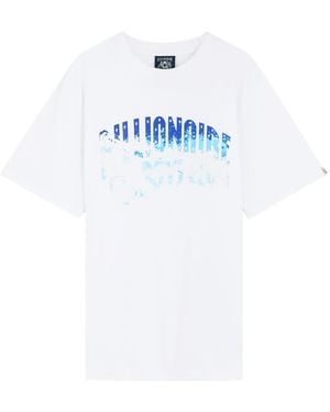 BBCICECREAM Great Wave Arch Logo-Print Cotton T-Shirt - White