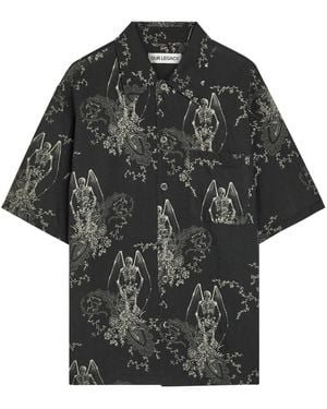 Our Legacy Every Printed Cotton-Blend Shirt - Black