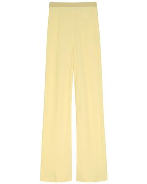 Wardrobe NYC Straight-Leg Crepe Pants - Yellow
