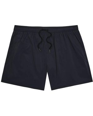 BOSS X David Beckham Stretch-Shell Swim Shorts - Blue