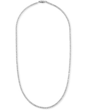 CERNUCCI Micro Crystal-Embellished Tennis Necklace - White
