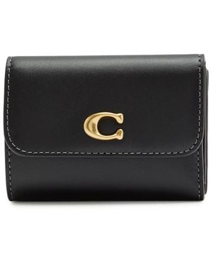 COACH Essential Logo Leather Wallet - Black
