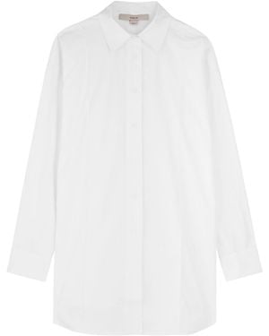 Remain by Birger Christensen Oversized Cotton-Poplin Shirt - White