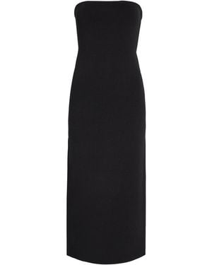 Anine Bing Rosa Stretch-Knit Midi Dress - Black