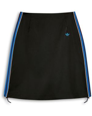 Wales Bonner Adidas X Satin Midi Skirt - Black