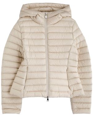 Moncler Ige Hooded Quilted Shell Jacket - Natural