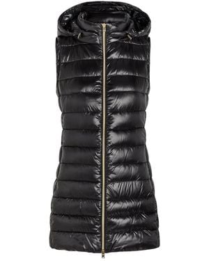 Herno Hooded Shell Gilet - Black
