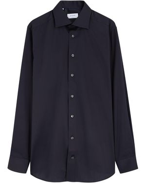 Eton Cotton-Twill Shirt - Blue