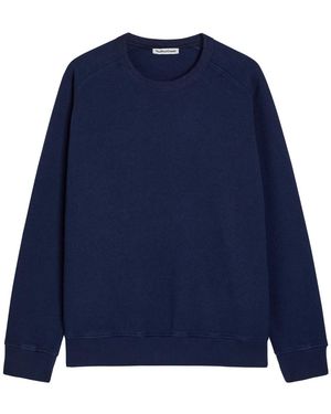 YMC Almost Grown Cotton Sweatshirt - Blue
