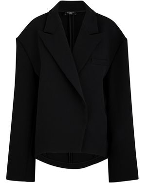 A.W.A.K.E. MODE Crepe Blazer - Black