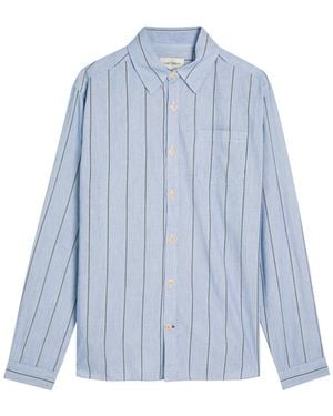 Oliver Spencer New York Special Striped Cotton Shirt - Blue
