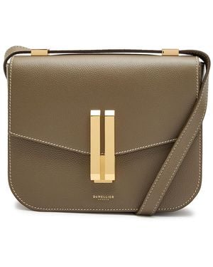 DeMellier The Vancouver Grained Leather Cross-Body Bag - Brown