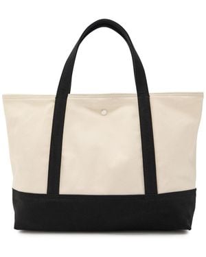 TOTEME Beach Canvas Tote Bag - Black