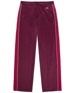 Wales Bonner Paneled Satin-Jersey Track Pants - Red