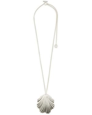 Julietta Coquille Shell Sterling-Plated Necklace - White