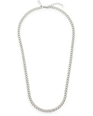 CERNUCCI Polished Curb Chain Necklace - White