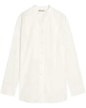 Rohe Tuxedo Woven Shirt - White