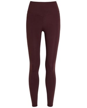Vuori Alltheform Stretch-Jersey Leggings - Purple