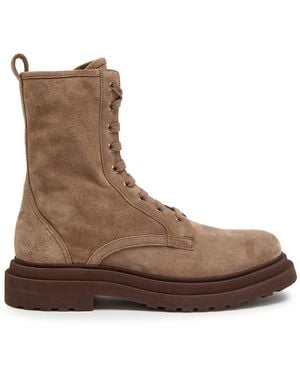Brunello Cucinelli Suede Ankle Boots - Brown