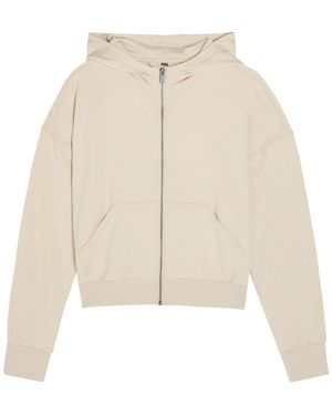 Vuori Halo Modern Hooded Jersey Sweatshirt - Natural