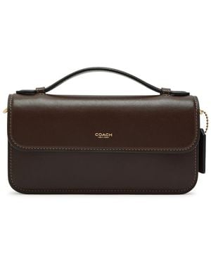 COACH Elora Leather Cross-Body Bag - Brown