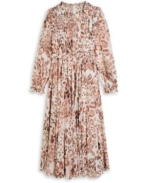 Needle & Thread Print Chiffon Midi Dress - Multicolor