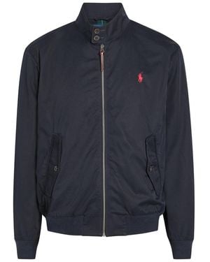 Polo Ralph Lauren Logo-Embroidered Twill Jacket - Blue
