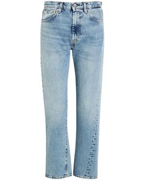 TOTEME Twisted-Seam Straight-Leg Jeans - Blue
