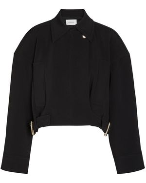 Sportmax Woven Bomber Jacket - Black