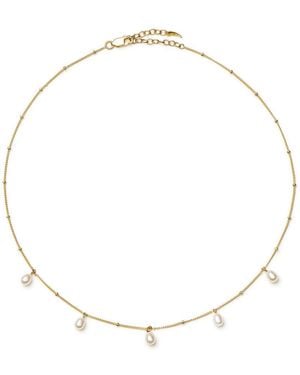 Missoma Pearl Baya 18Kt-Plated Choker Necklace - White