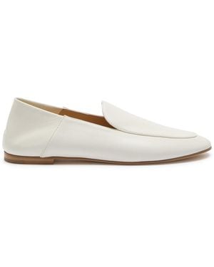 Dear Frances Gio Leather Loafers - Natural