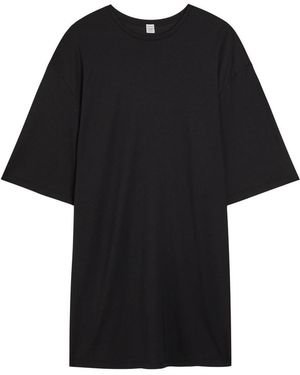 TOTEME Mini T-Shirt Dress - Black